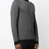 Fendi contrast-trim roll-neck jumper