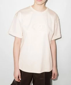 Fendi O'Lock motif short-sleeve T-shirt