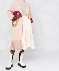 Fendi FF Karligraphy motif double-breasted coat