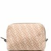 Fendi FF-logo wool makeup bag