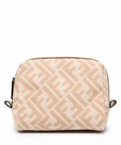 Fendi FF-print makeup bag