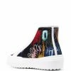 Fendi Force print high-top sneakers