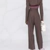 Fendi bolero striped suit