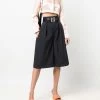 Fendi pleated wide-leg shorts
