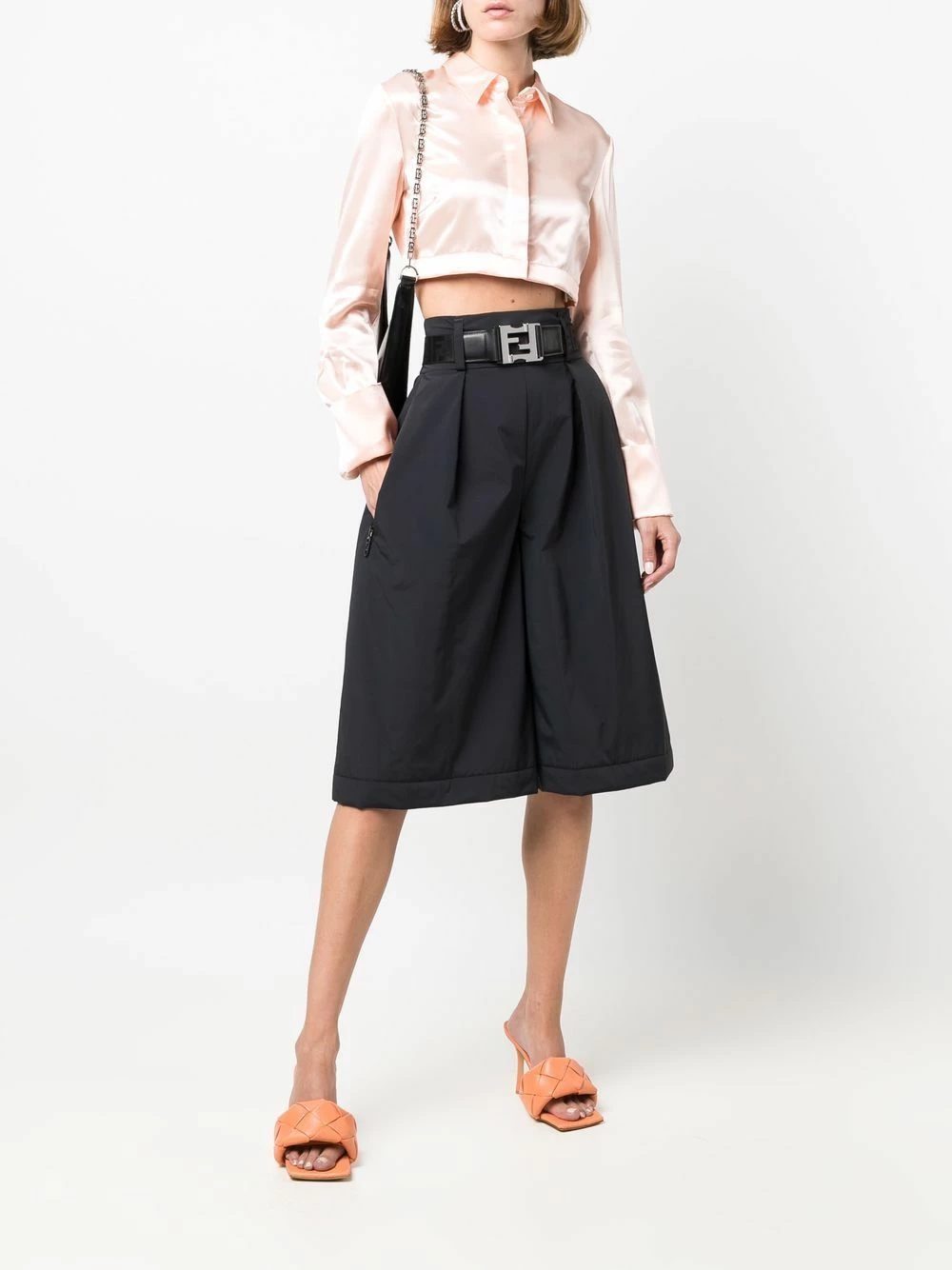 Deals β Fendi Cropped button up π shirt π shirts of women π 4 Fendi cropped button-up shirt