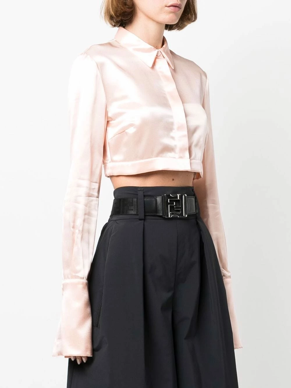 Deals β Fendi Cropped button up π shirt π shirts of women π 5 Fendi cropped button-up shirt