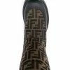 Fendi FF motif knee-high boots