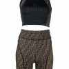 Fendi Zucca two-piece activewear set