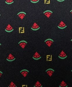 Fendi watermelon monogram pattern tie