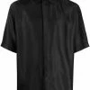 Fendi logo-print silk shirt