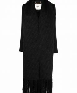 Fendi Giacca scarf-detail jacket