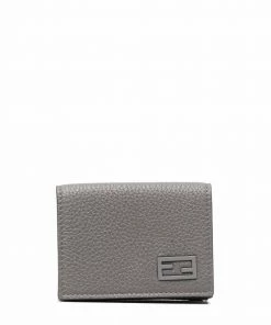 Outlet Fendi Store 3 Fendi FF plaque tri-fold wallet
