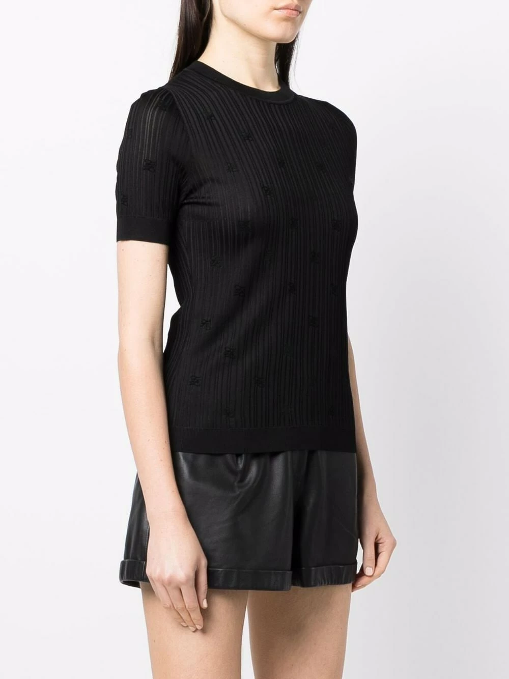 Hot Sale π Fendi Karligraphy ribbed knit top t-shirts & jersey π shirts of women βοΈ 5 Fendi Karligraphy ribbed-knit top