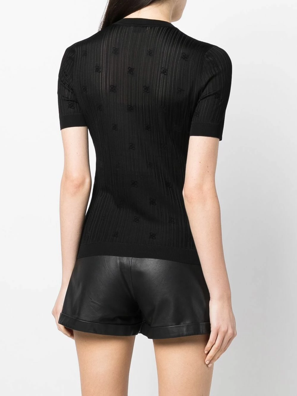 Hot Sale π Fendi Karligraphy ribbed knit top t-shirts & jersey π shirts of women βοΈ 6 Fendi Karligraphy ribbed-knit top