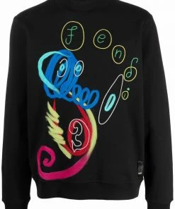Fendi x Noel Fielding motif jumper