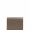 Fendi micro trifold twist-lock wallet