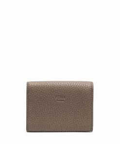 Fendi micro trifold twist-lock wallet