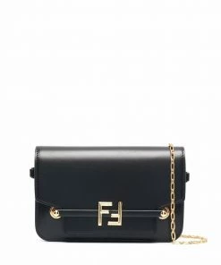 Fendi FF plaque crossbody bag