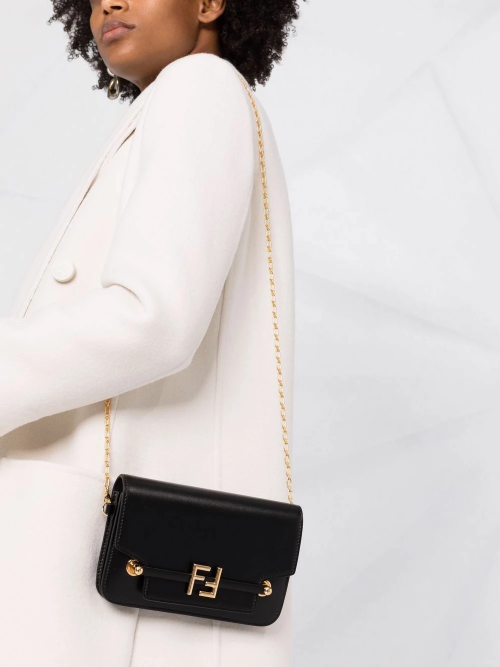 Flash Sale π Fendi FF plaque crossbody bag clutch bags of women π₯° 5 Fendi FF plaque crossbody bag