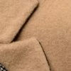 Fendi single-breasted virgin wool-blend coat