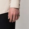 Fendi debossed-logo ring