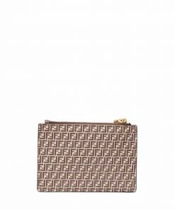 Fendi FF-monogram zip purse