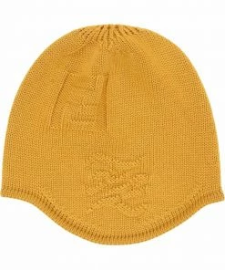 Fendi FF-logo print wool hat