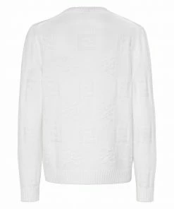 Fendi monogram-pattern long-sleeve top
