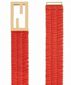 Fendi FF logo plaque belt