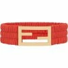 Fendi FF logo plaque belt