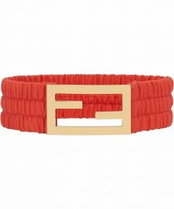 Fendi FF logo plaque belt