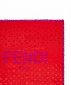 Fendi FF-logo print scarf