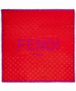 Fendi FF-logo print scarf