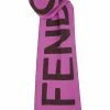 Fendi logo-print scarf