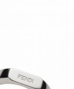 Fendi engraved logo ring