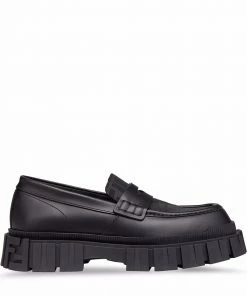 Fendi Force logo-print loafers