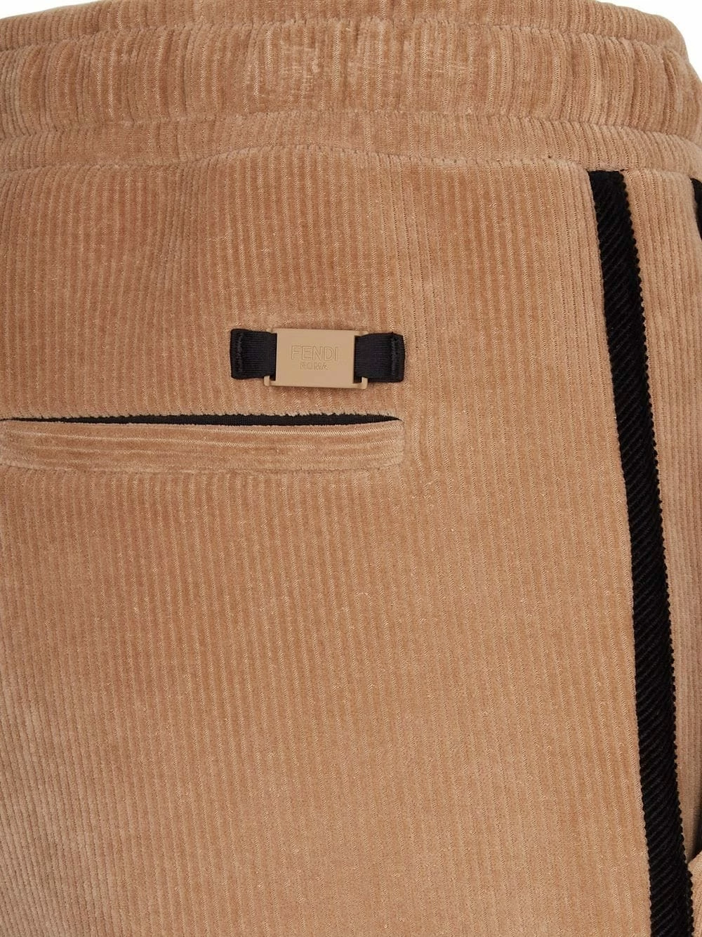 Budget π Fendi Side stripe detail trousers regular-fit & straight leg pants of men π₯ 5 Fendi side stripe detail trousers