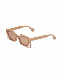 Fendi clear-panel detail sunglasses