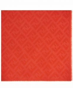 Fendi FF-logo print shawl