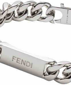 Fendi engraved logo bracelet