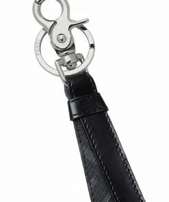 Fendi FF-motif ribbon keyring