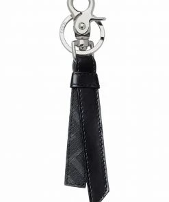 Fendi FF-motif ribbon keyring