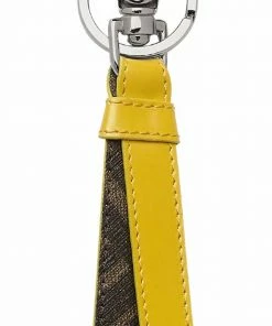 Fendi FF-motif ribbon keyring