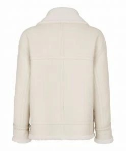 Fendi shearling-collar jacket