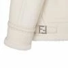 Fendi shearling-collar jacket