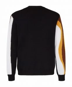 Fendi logo-intarsia wool jumper