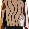Fendi logo-intarsia wool jumper
