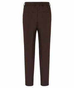 Fendi pleated tapered trousers