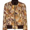Fendi marble-effect print jacket