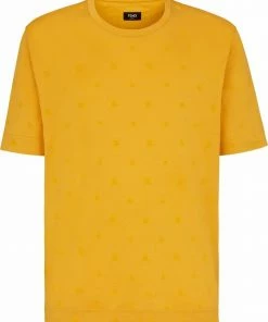 Fendi embroidered Karligraphy T-shirt